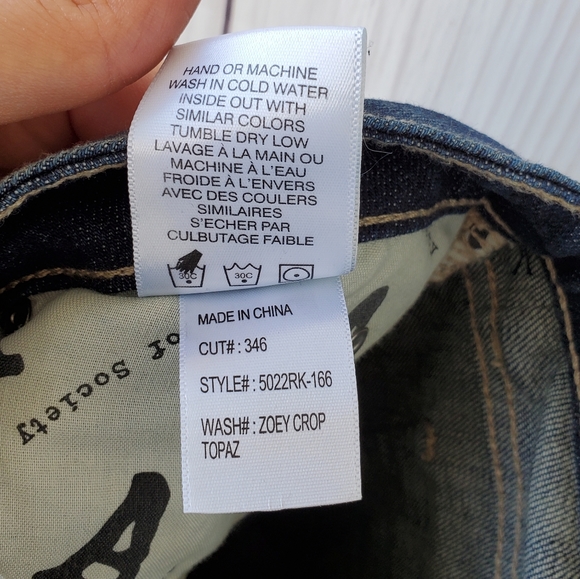 Articles of Society zoey crop topaz jeans - Picture 9 of 12